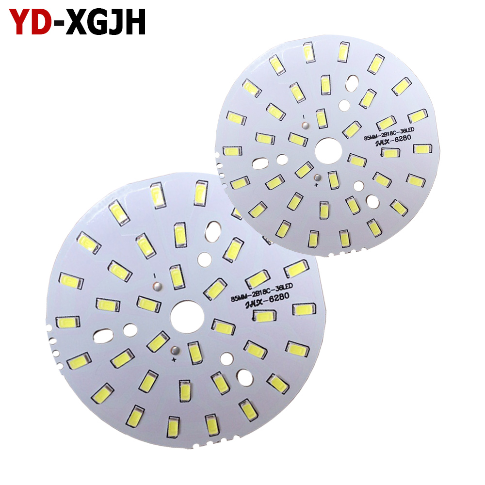 Flood Tray Table - 10PCS SMD 5730 LEDอลูมิเนียมแหล่งกำเนิดแสงโคมไฟรอบแผ่น2W3W5W7W9W12W15W18W21W24W30W36W DiyหลอดไฟRetrofit Board