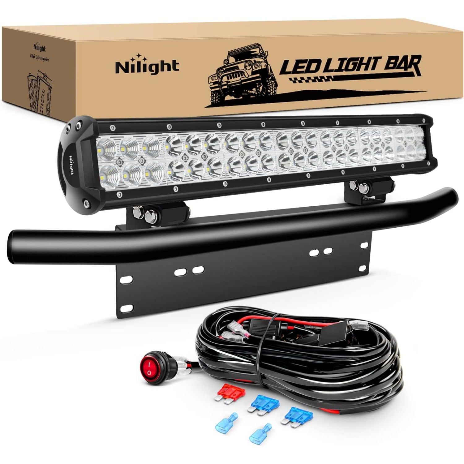 Flood Tray Table - ไฟ LED บาร์ Nilight ขนาด 20