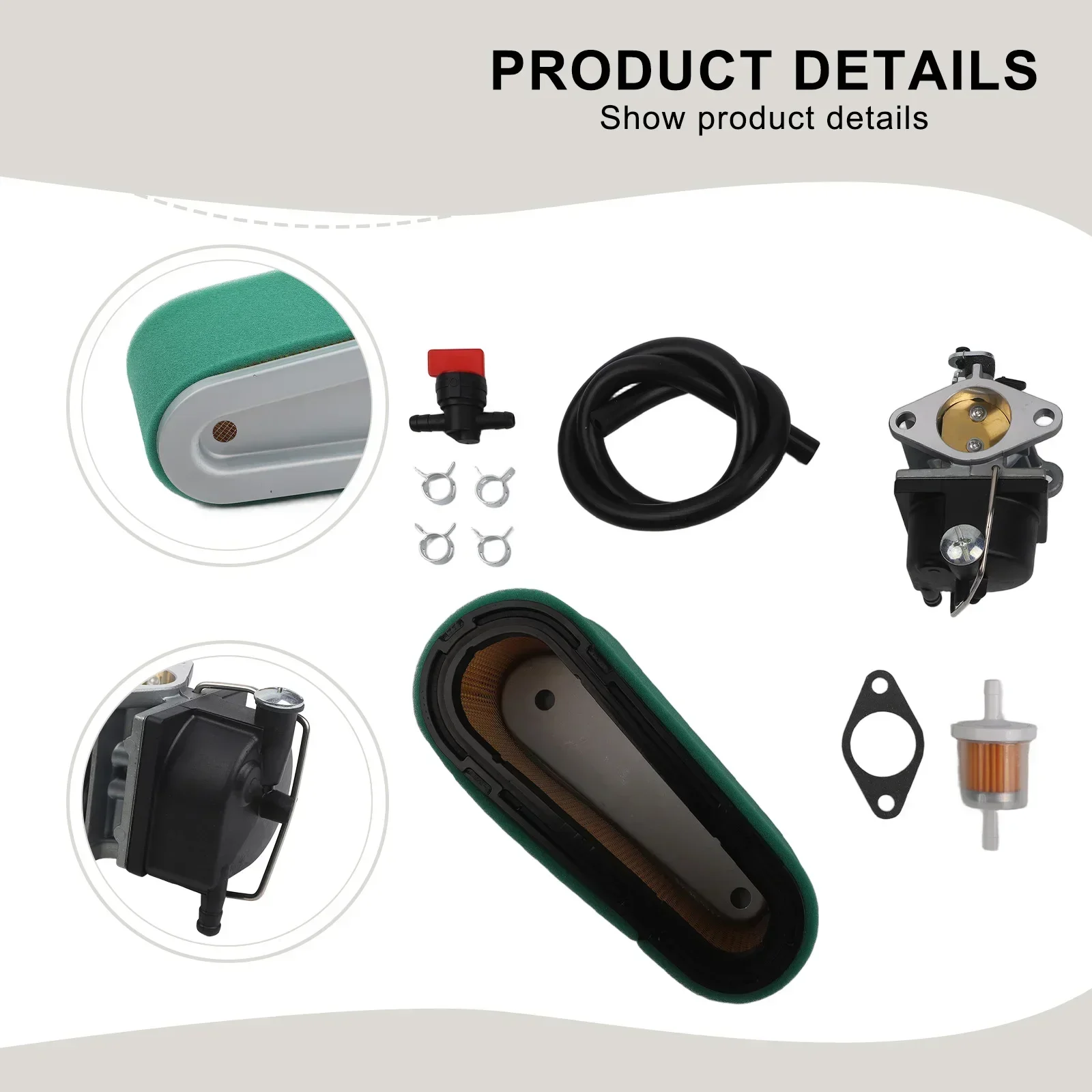 Carbon Filter Inline - ชุดคาร์บูเรเตอร์ระดับพรีเมียมสำหรับ OHV125 OHV130 OHV135 OHV110 OHV120