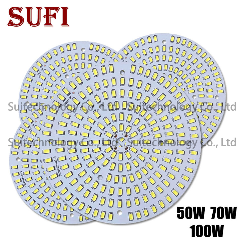 Flood Tray Table - ความสว่างสูง 50W 70W 100W LED PCBและDriverโคมไฟอลูมิเนียมแผ่นSMD5730