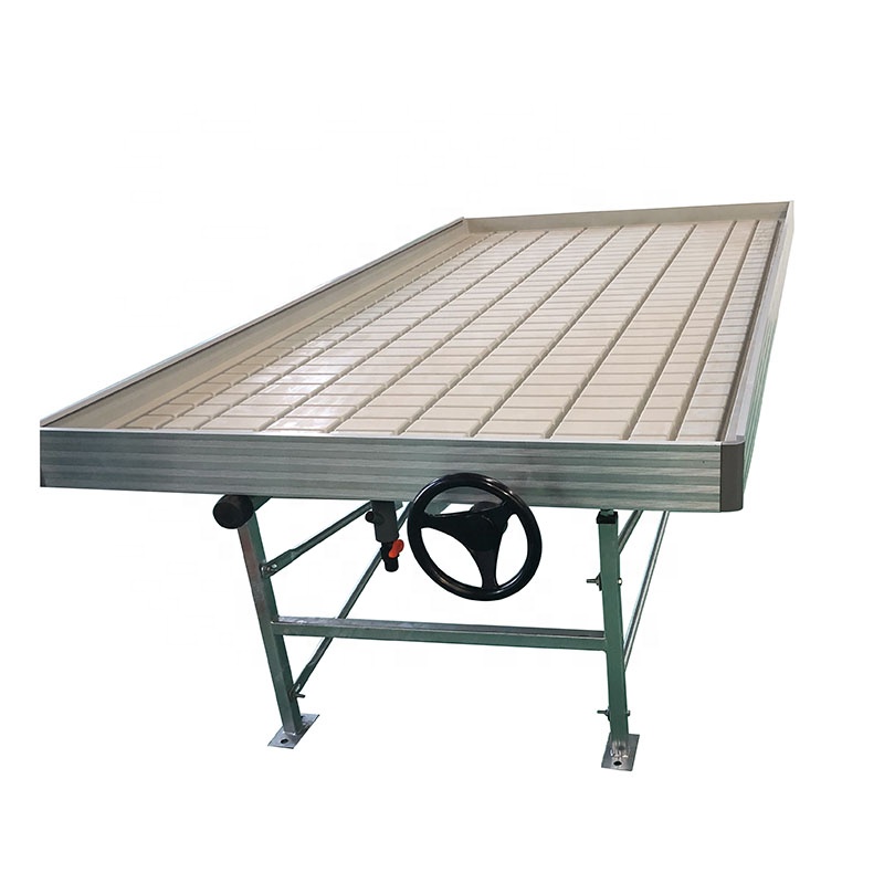 Flood Tray Table - ถาดปลูกพืชแบบไฮโดรโปนิกส์ ระบบน้ำขึ้นน้ำลง โต๊ะปลูกพืชโพลีสไตรีนพร้อมชั้นวางสำหรับโรงเรือน