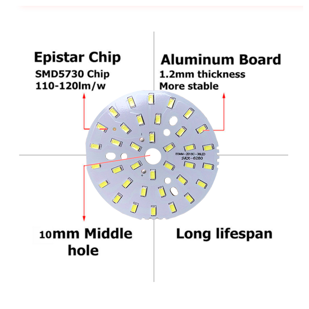 10PCS SMD 5730 LEDอลูมิเนียมแห - Flood Tray Table บทวิจารณ์และราคา