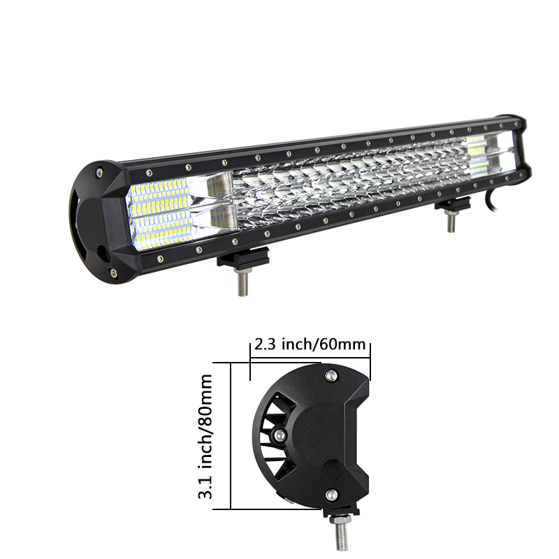 ไฟ LED บาร์ 18 20 23 นิ้ว 126W - Flood Tray Table บทวิจารณ์และราคา