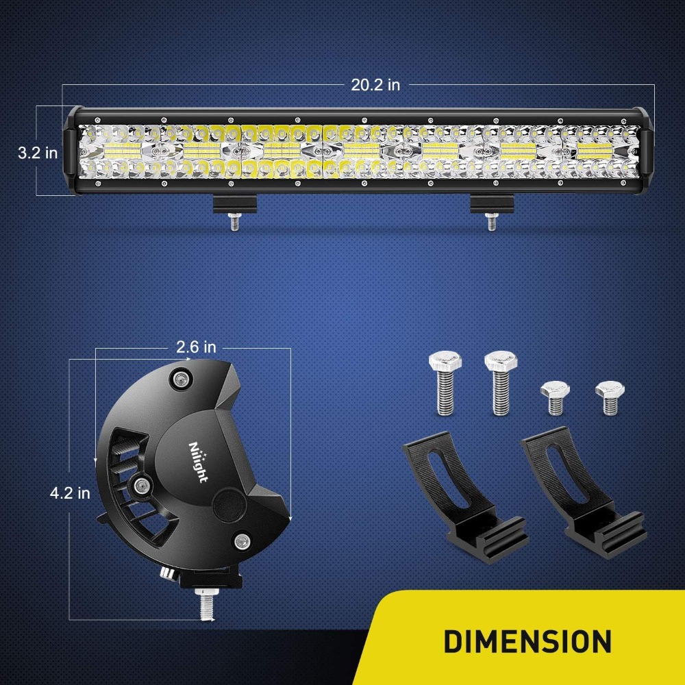 ชุดไฟ LED คอมโบ Nilight 20' แบ - Flood Tray Table บทวิจารณ์และราคา