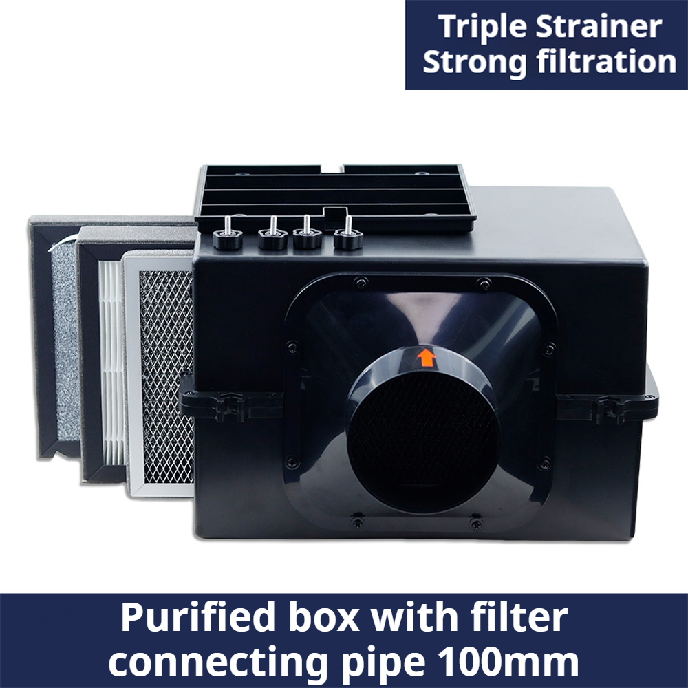 กล่องกรองอากาศแบบอินไลน์พร้อมแ - Carbon Filter Inline บทวิจารณ์และราคา