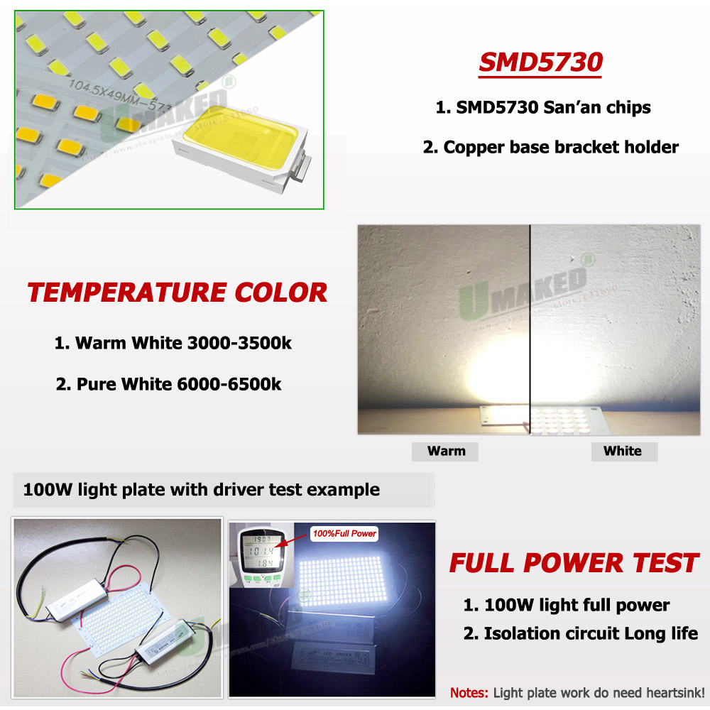 5PCs LED Floodlight เปลี่ยนแผ่ - Flood Tray Table บทวิจารณ์และราคา